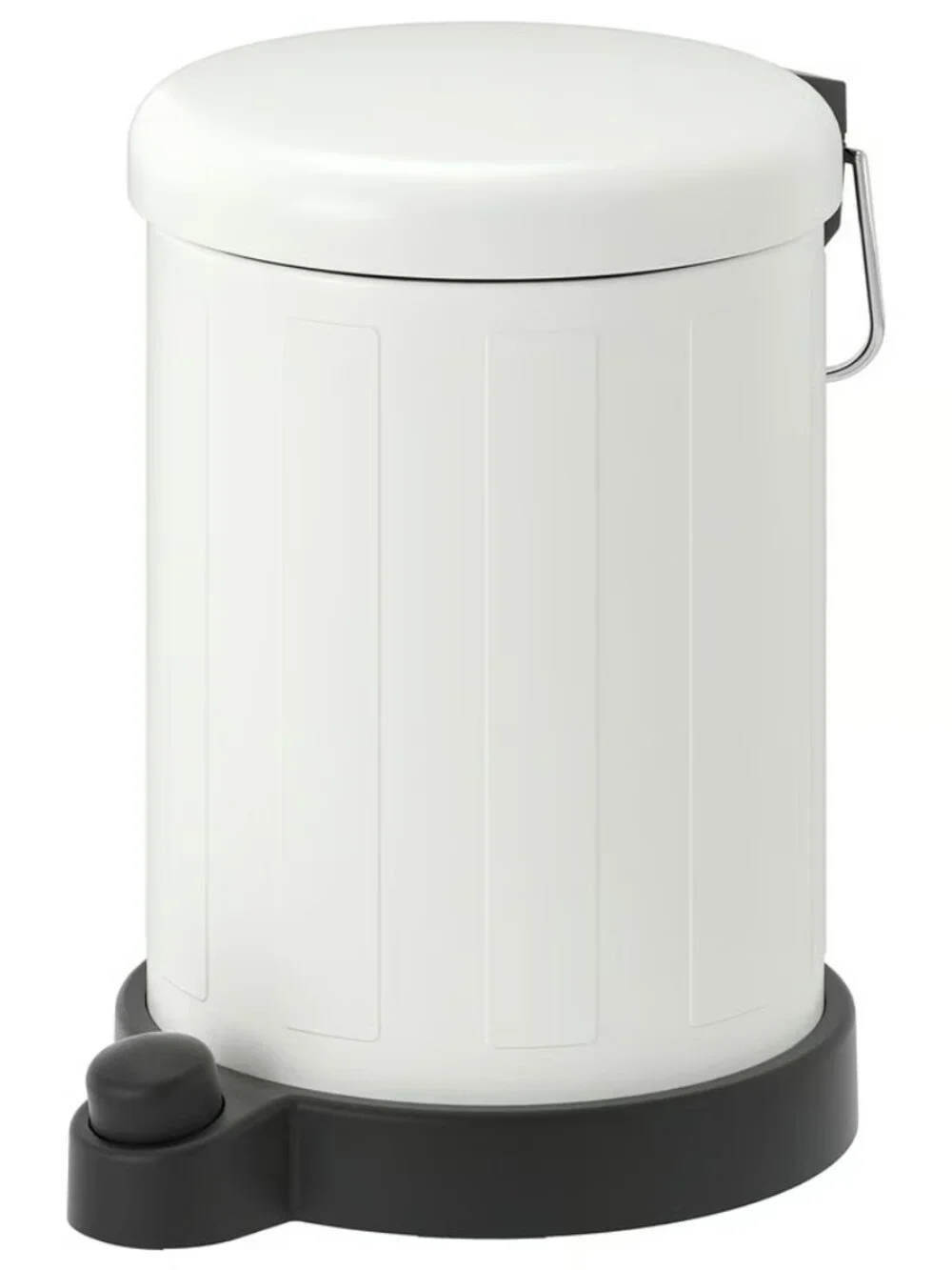 TOFTAN 004.940.25/00494025 Trash can, white, 1 gallon
